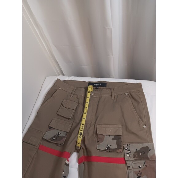 Reason Brand Mens Cargo Camo Print Pants Sz 36 - Picture 4 of 6